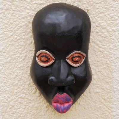 Main image for Hand Made Sese Wood Mask from Ghana Kisses