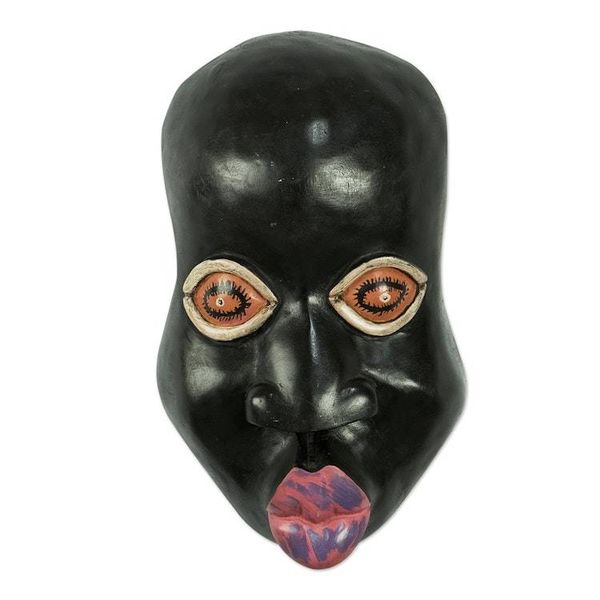Alternate image for Hand Made Sese Wood Mask from Ghana Kisses