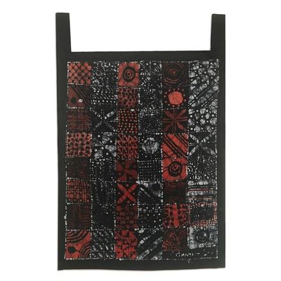 Primary image for Handmade Batik Cotton Wall Hanging Harmony in Diversity