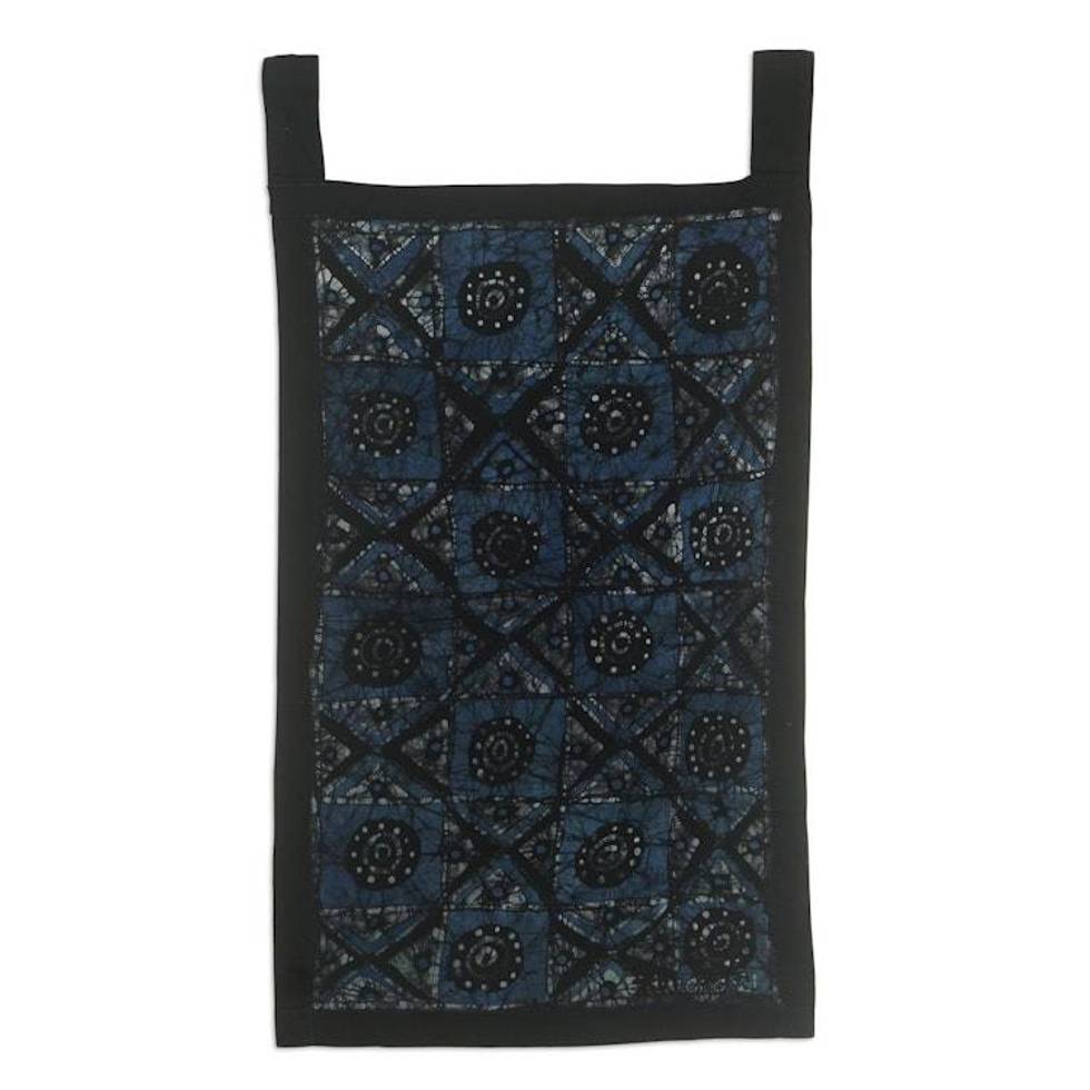 Hand Crafted Batik Cotton Wall Hanging 'Our Origin Matters'