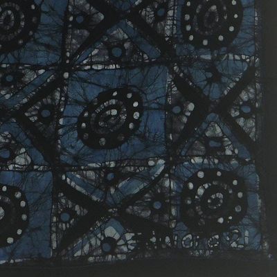 Alternate image for Hand Crafted Batik Cotton Wall Hanging Our Origin Matters