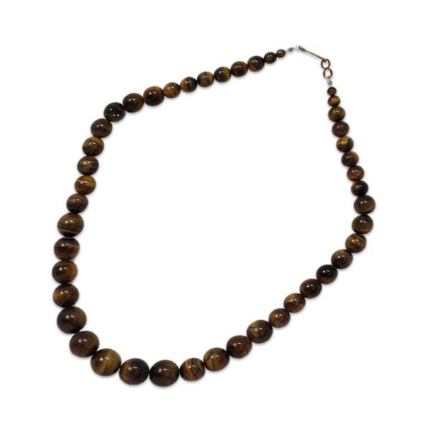 Alternate image for Tigers eye beaded necklace Golden Light