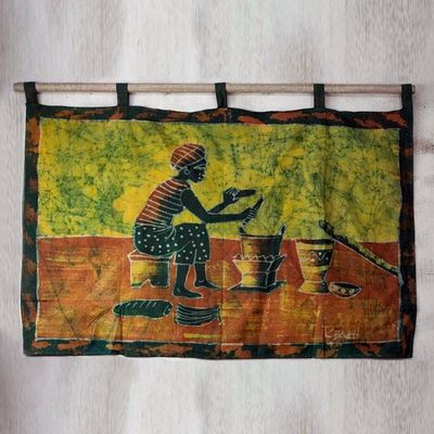 Alternate image for Batik wall hanging Fufui Beih