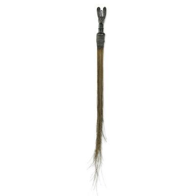 Alternate image for Rabbit Themed African Wood Decorative Broom Accent Guro Rabbit