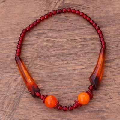 Primary image for Recycled Beaded Necklace from Ghana Delightful Beauty