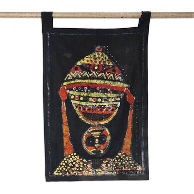 Primary image for Handcrafted Cotton Batik Wall Hanging from Ghana Ancestral Facet