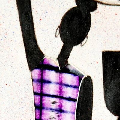 Alternate image for Folk Art Painting from Africa Working Together