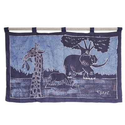 Alternate image for Batik wall hanging Roaming Free