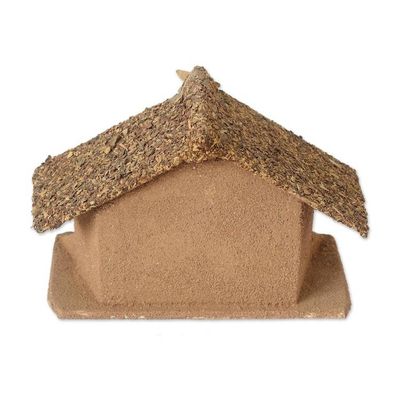 Alternate image for Handcrafted Wood Nativity Religious Sculpture Holy Birth