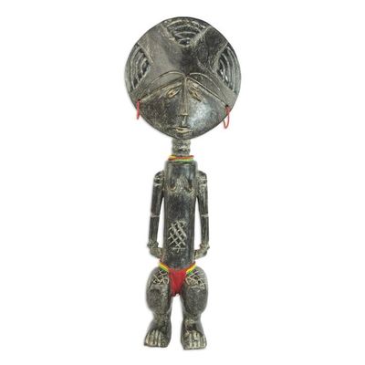 Alternate image for Artisan Crafted Wood Fertility Doll from Ghana Dipo Festival