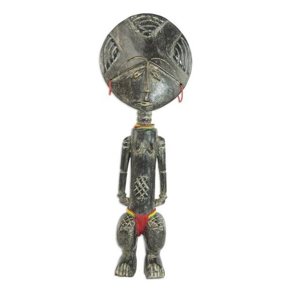 Alternate image for Artisan Crafted Wood Fertility Doll from Ghana Dipo Festival