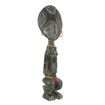 Alternate image for Artisan Crafted Wood Fertility Doll from Ghana Dipo Festival