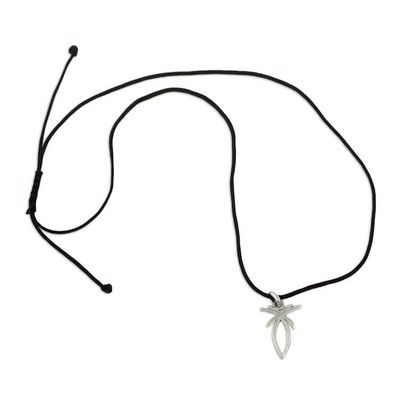 Alternate image for Sterling Silver Artisan Crafted Necklace from West Africa A Free Spirit