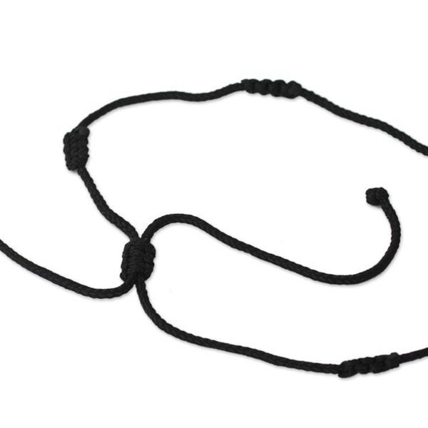 Alternate image for Mens wood pendant necklace Danjuma