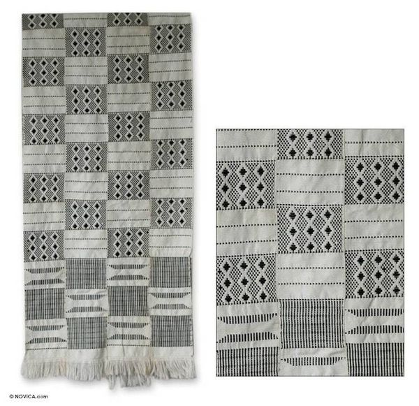 Alternate image for Cotton kente cloth scarf Victory