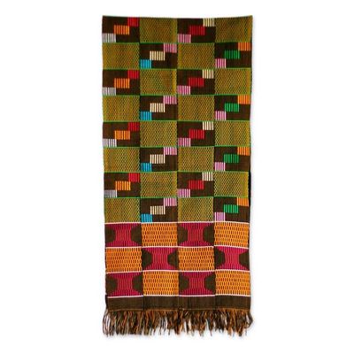 Primary image for Cotton Kente Cloth Scarf Fishnet