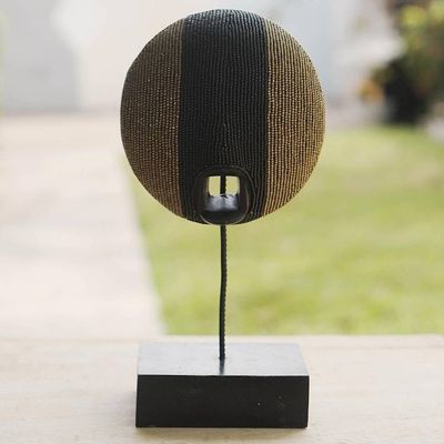 Primary image for Sese Wood Mask with Wooden Base Abundance and Power