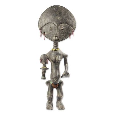 Alternate image for Wood fertility doll Brave Fuase Mothers