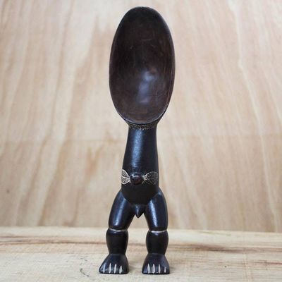 Alternate image for Wood sculpture Male Dan Harvest Spoon