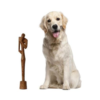 Alternate image for Hand Made Thought and Meditation Wood Sculpture Introspection