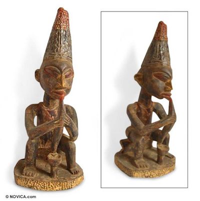 Alternate image for Wood sculpture Native Doctor