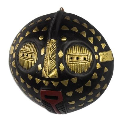 Alternate image for Hand Crafted West Africa Sese Wood Mask Mablevi