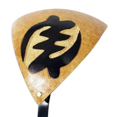 Alternate image for Dried Calabash Gourd Statuette with Gye Nyame Adinkra Gye Nyame Altar