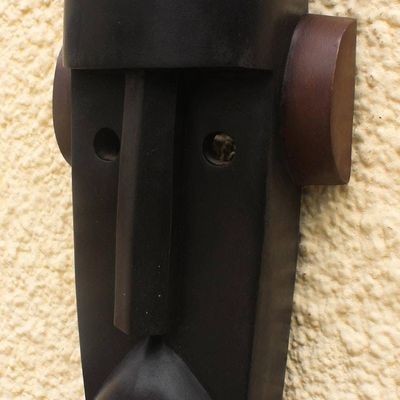 Alternate image for Artisan Crafted African Wood Mask King Gorilla