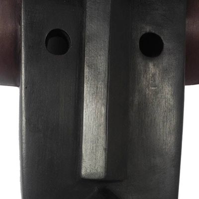 Alternate image for Artisan Crafted African Wood Mask King Gorilla