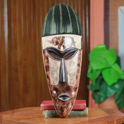 Alternate image for Elephant Theme African Mask Proud Elephant