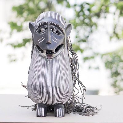 Alternate image for Handmade Liberian Wood Mask from Africa Monkey Antics