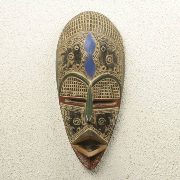 Alternate image for Authentic African Mask Handcrafted in Ghana Opanyin