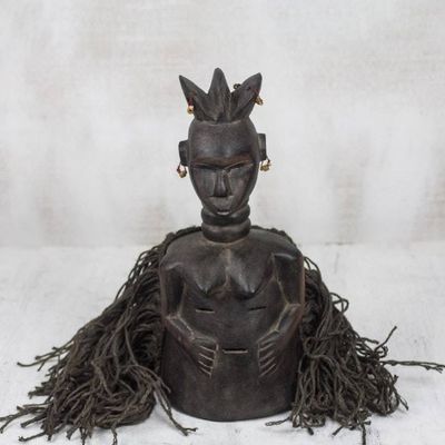 Alternate image for Liberia wood mask Female Spiritual Healer