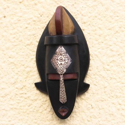 Alternate image for Malian wood mask Young Bambara Boy