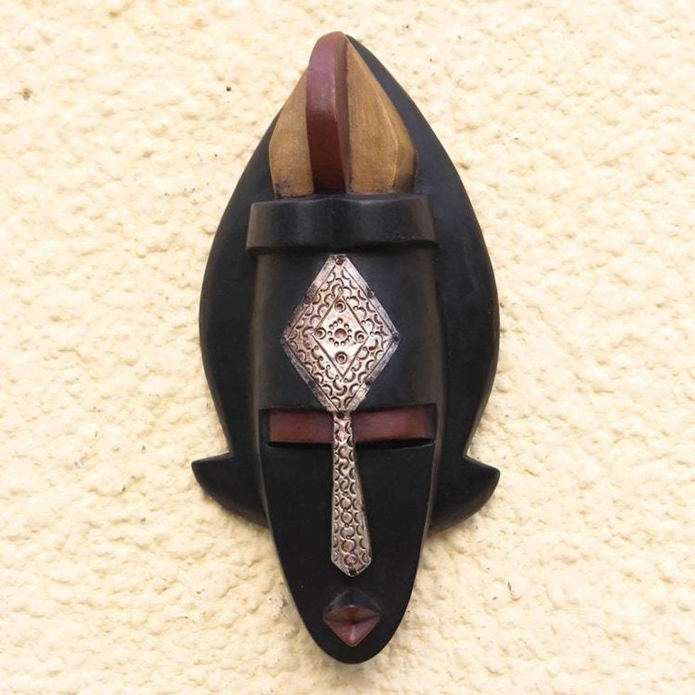 Malian wood mask 'Young Bambara Boy'