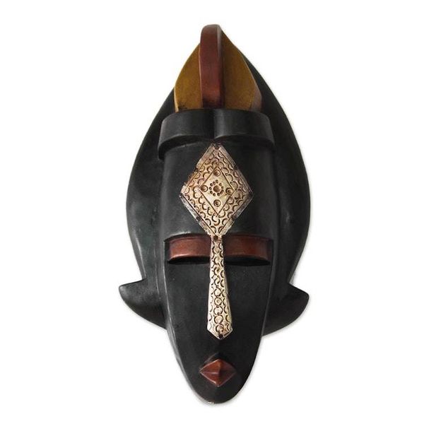 Alternate image for Malian wood mask Young Bambara Boy