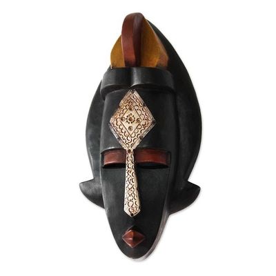 Alternate image for Malian wood mask Young Bambara Boy