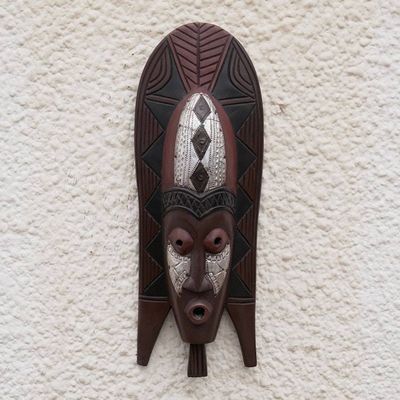 Alternate image for Akan wood mask Fisherman