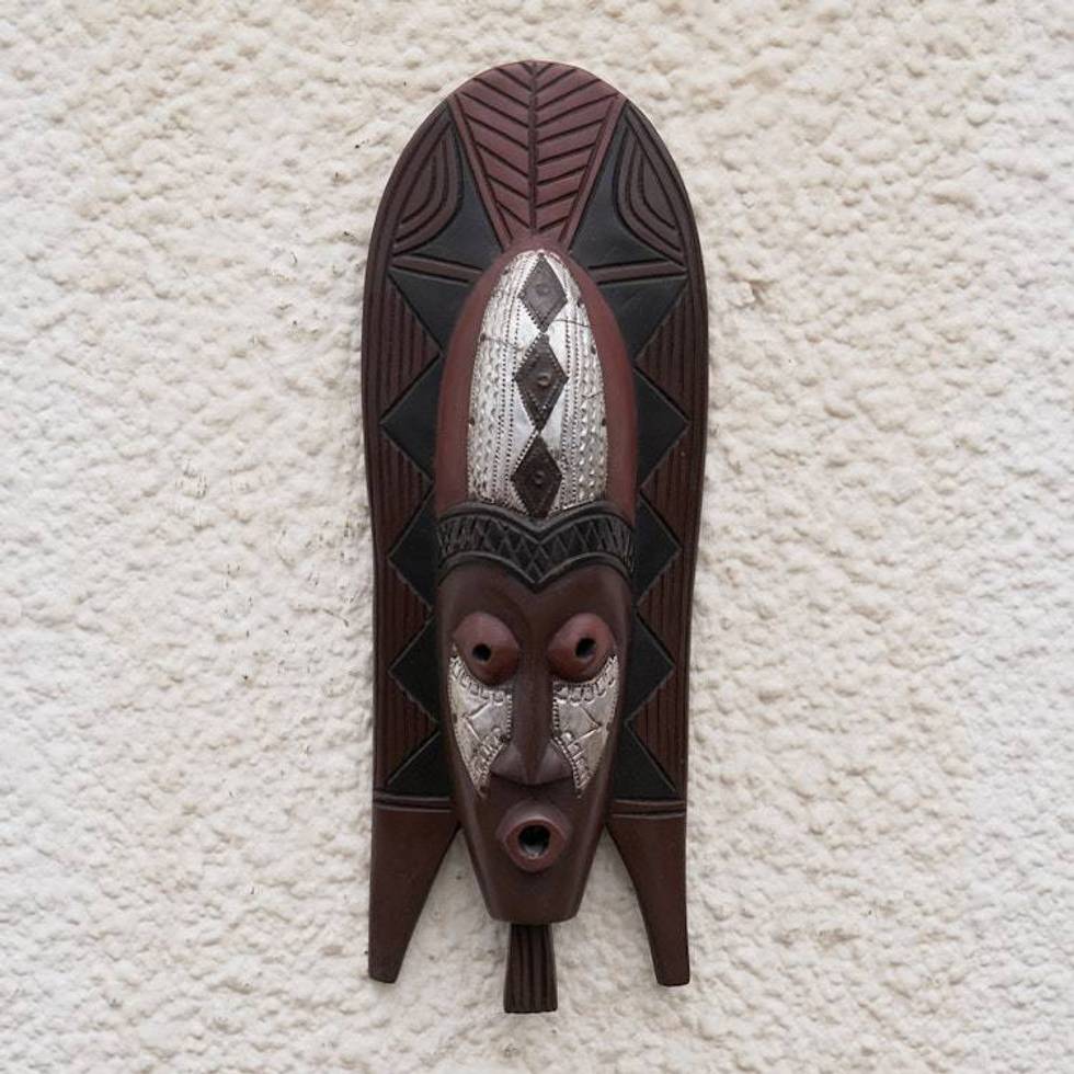 Akan wood mask 'Fisherman'