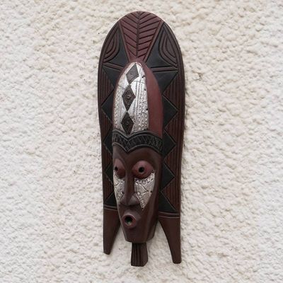 Alternate image for Akan wood mask Fisherman