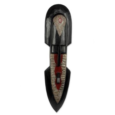 Alternate image for Beninese Wood Mask Her Protection