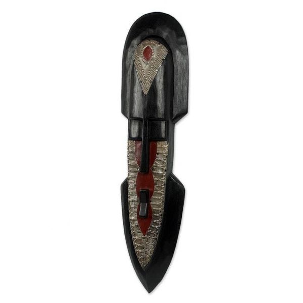 Alternate image for Beninese Wood Mask Her Protection
