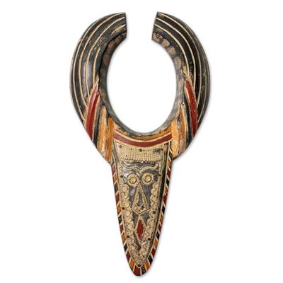 Alternate image for African wood mask Ashanti Bull