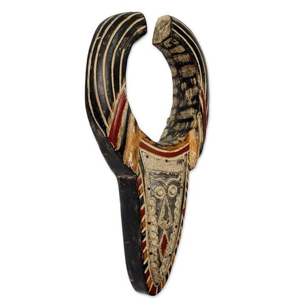Alternate image for African wood mask Ashanti Bull