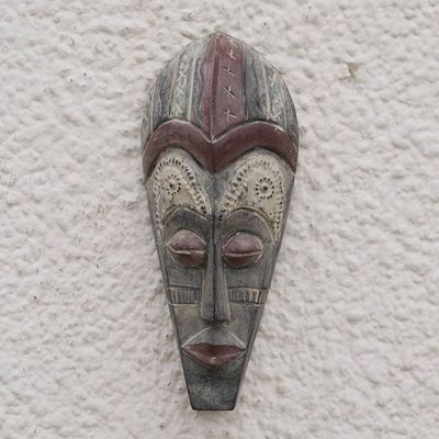 Alternate image for Akan Wood Mask Intercessor for Peace