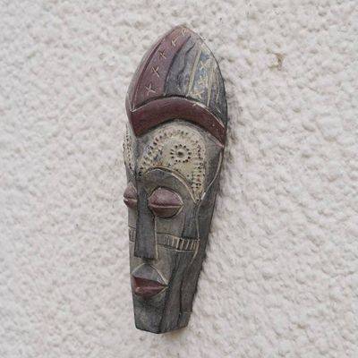 Alternate image for Akan Wood Mask Intercessor for Peace