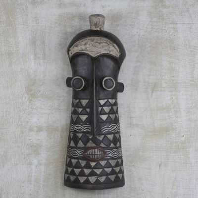 Alternate image for Ghanaian Wood Mask from Africa Tigari Psychic