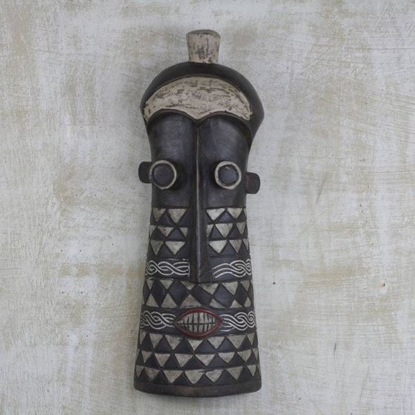 Alternate image for Ghanaian Wood Mask from Africa Tigari Psychic