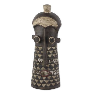 Alternate image for Ghanaian Wood Mask from Africa Tigari Psychic
