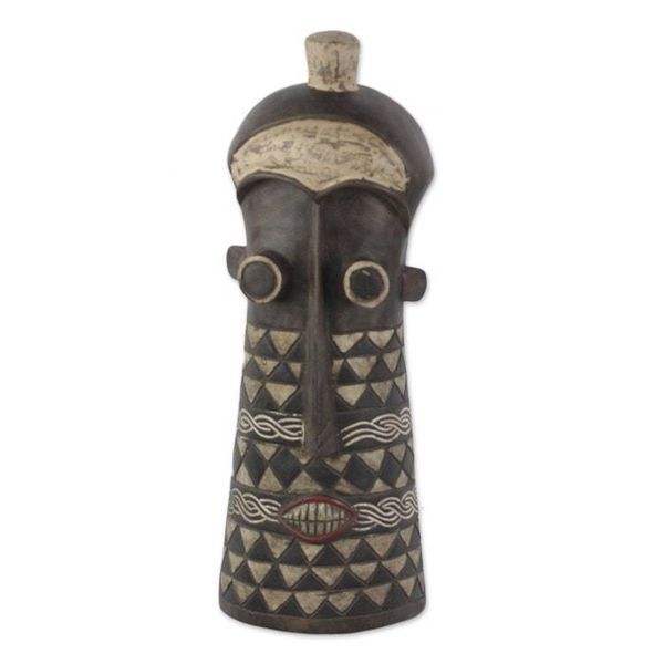 Alternate image for Ghanaian Wood Mask from Africa Tigari Psychic